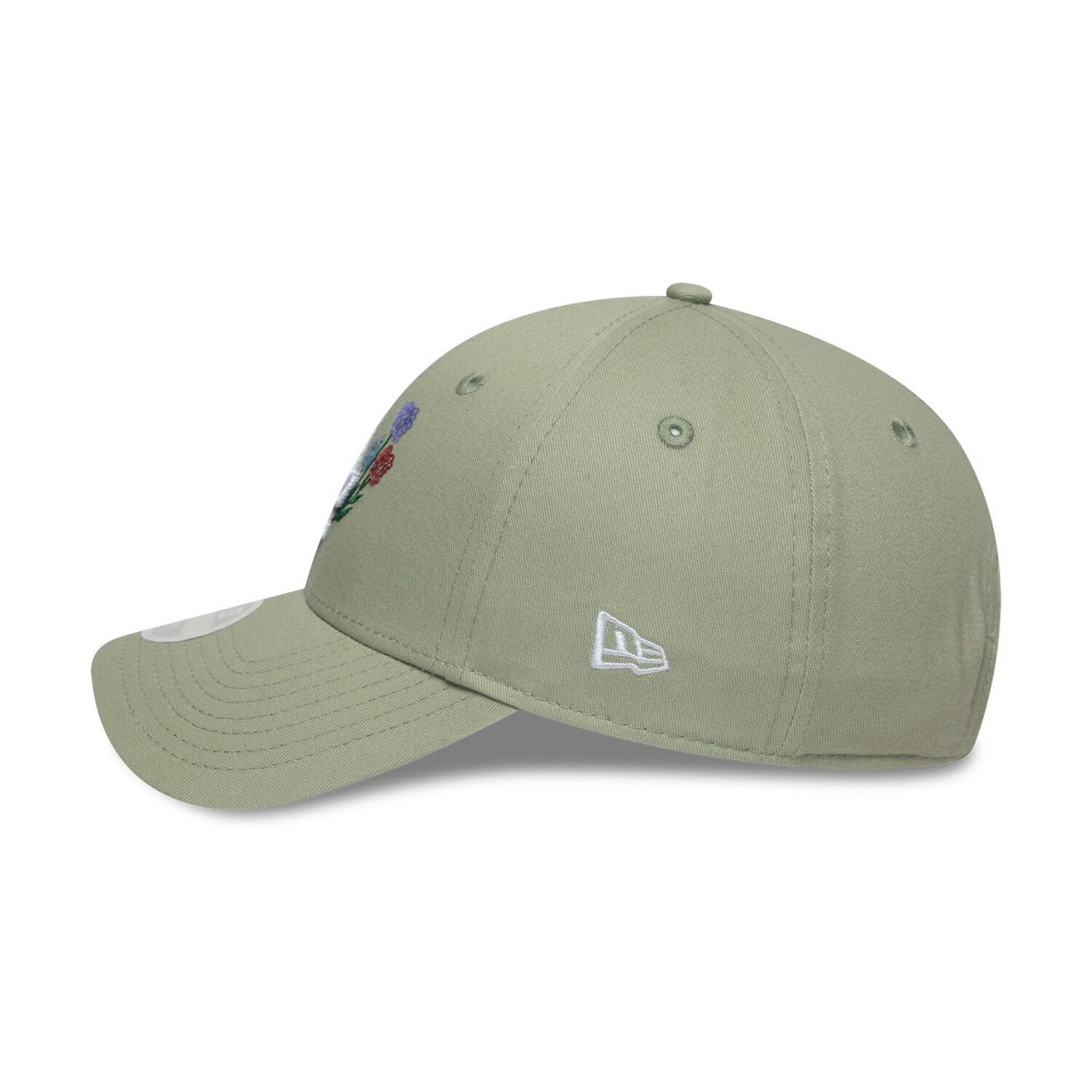 Gorra 9forty Mlb Los Angeles Dodgers Floral Icon Verde image number 3.0