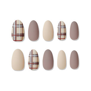 Muzmak - U&ntilde;as Press On Cozy Sand Almond 36 U.