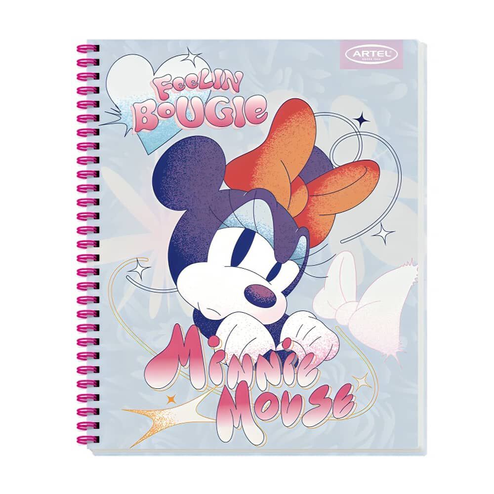 Pack 10pcs Cuadernos Univ 100hj Minnie Bow Artel 0385 image number 0.0