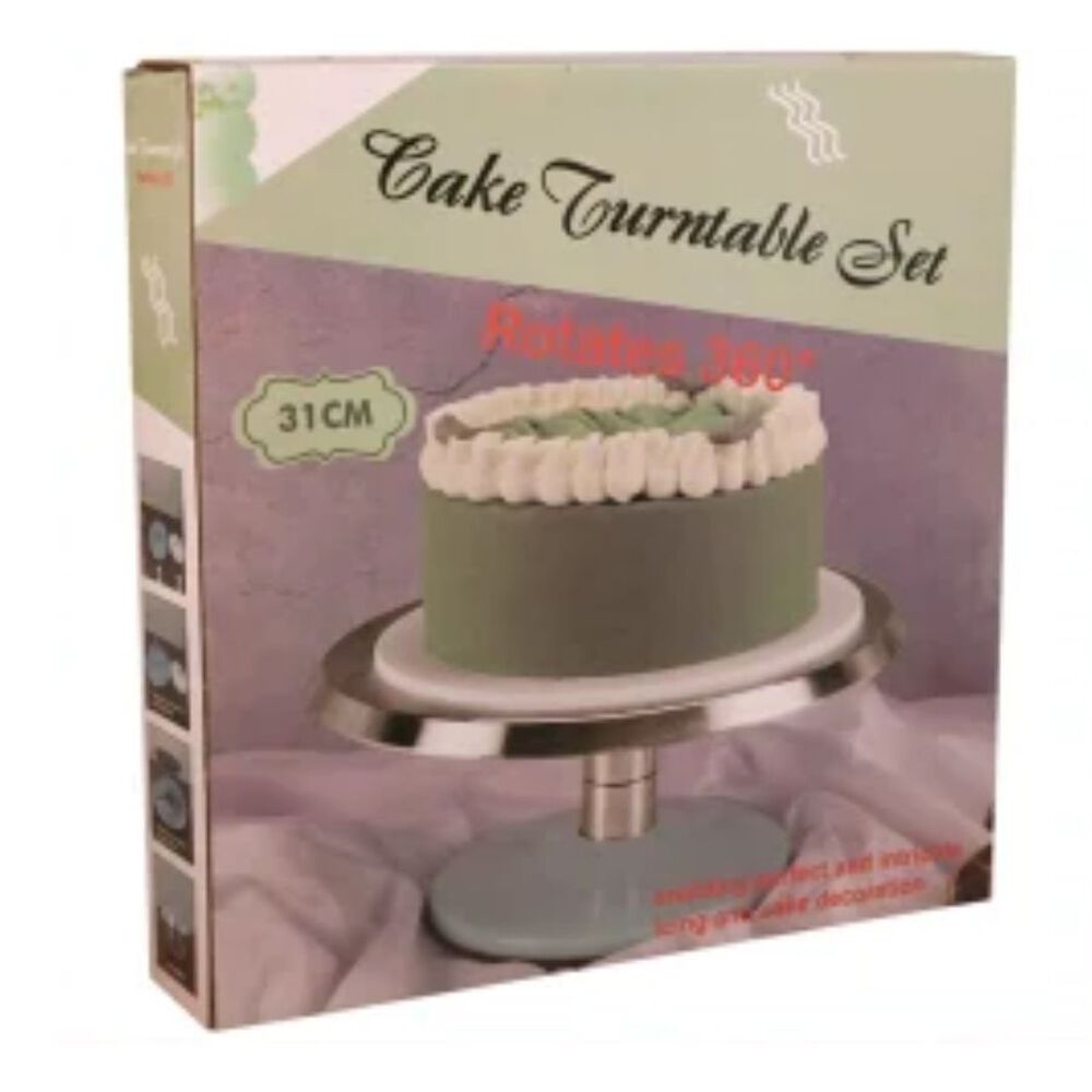 Plato Giratorio Rotaci&oacute;n 360 Aluminio 31 Cm image number 1.0