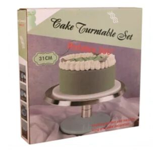 Plato Giratorio Rotaci&oacute;n 360 Aluminio 31 Cm