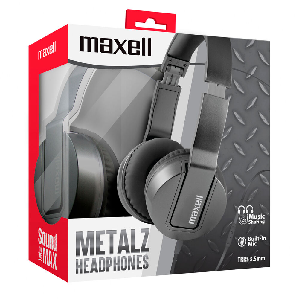 Audifonos Sms-10 Maxell Metalz Headphone Trrs 3.5m Ajustable image number 2.0