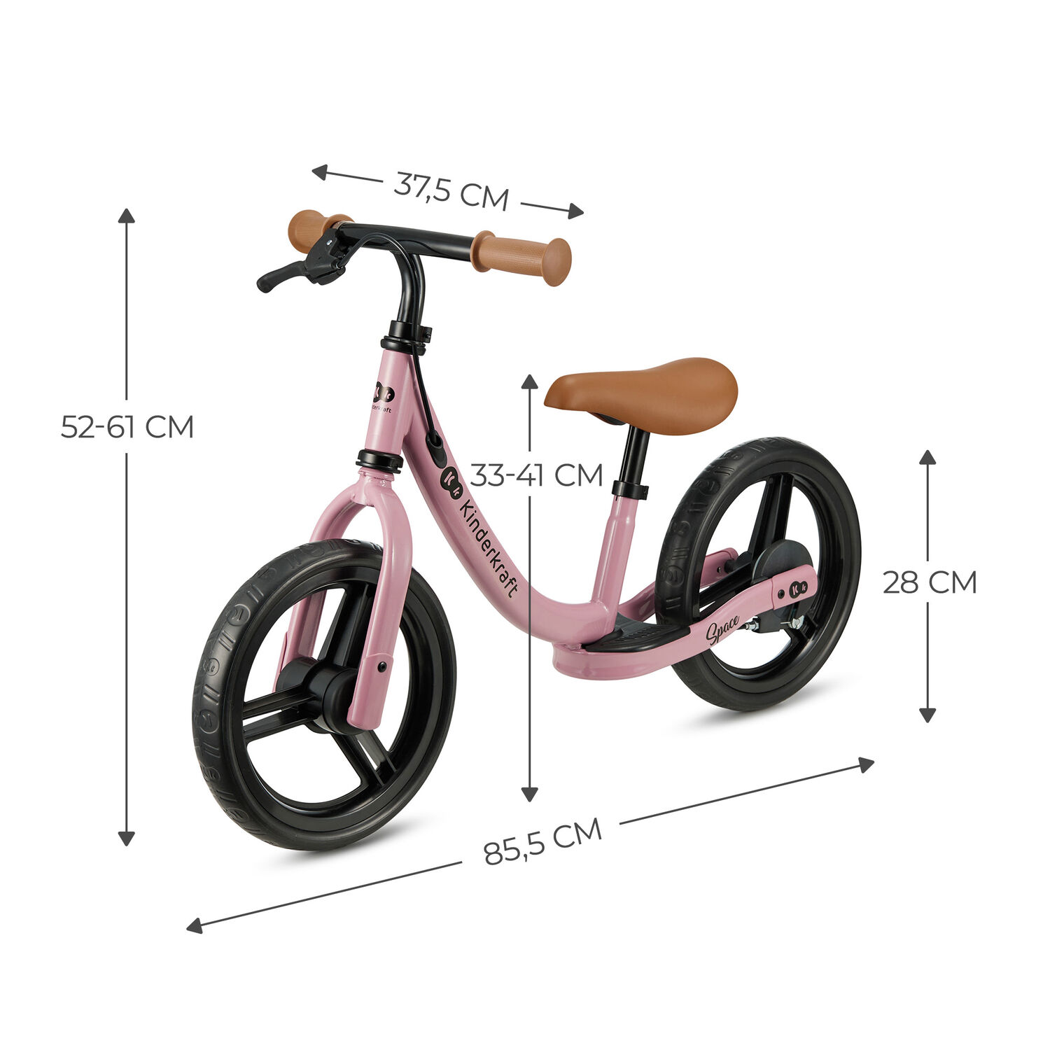 Bicicleta De Balance Space Dark Pink image number 6.0