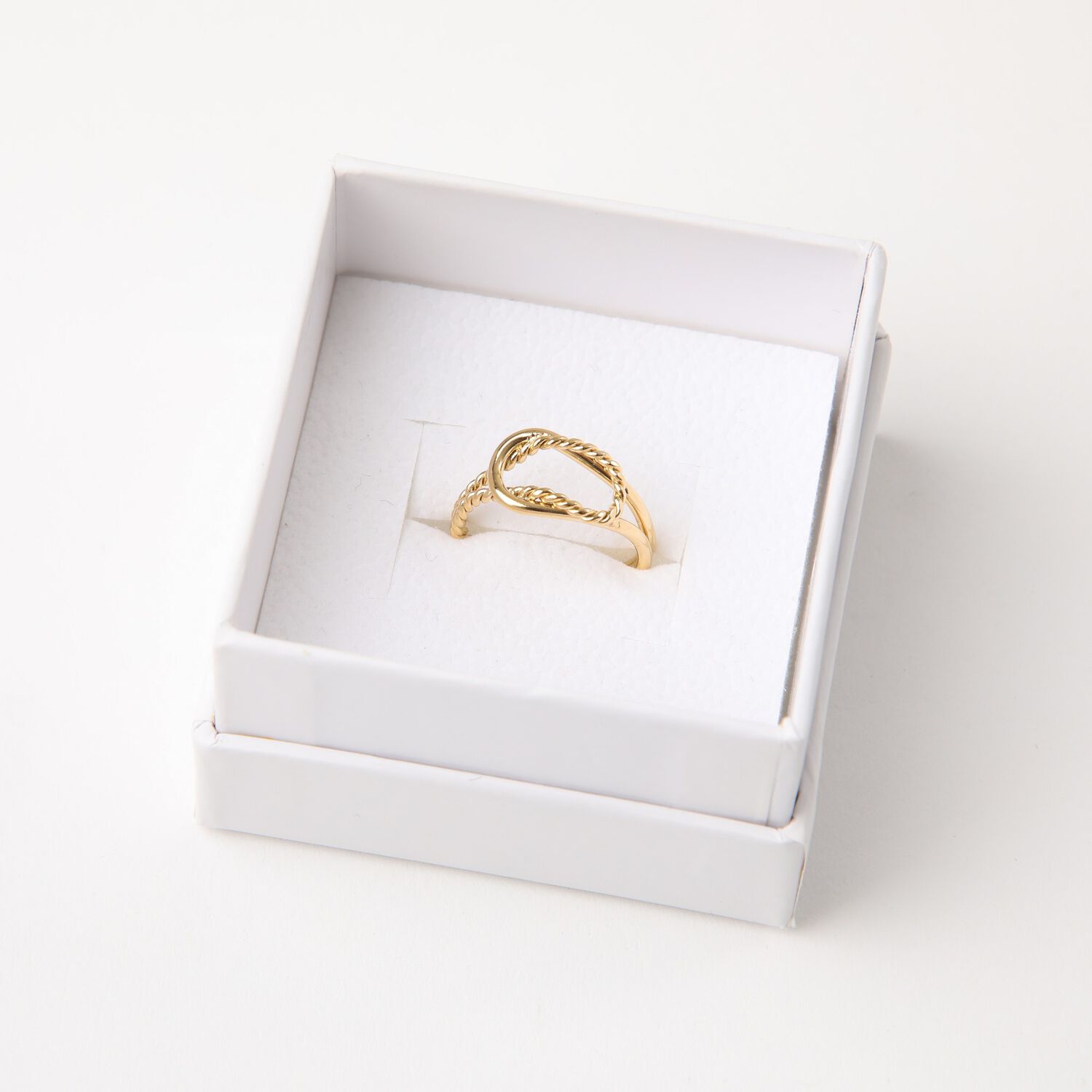 Anillo 19v69 Dorado Mujer Str220 image number 2.0