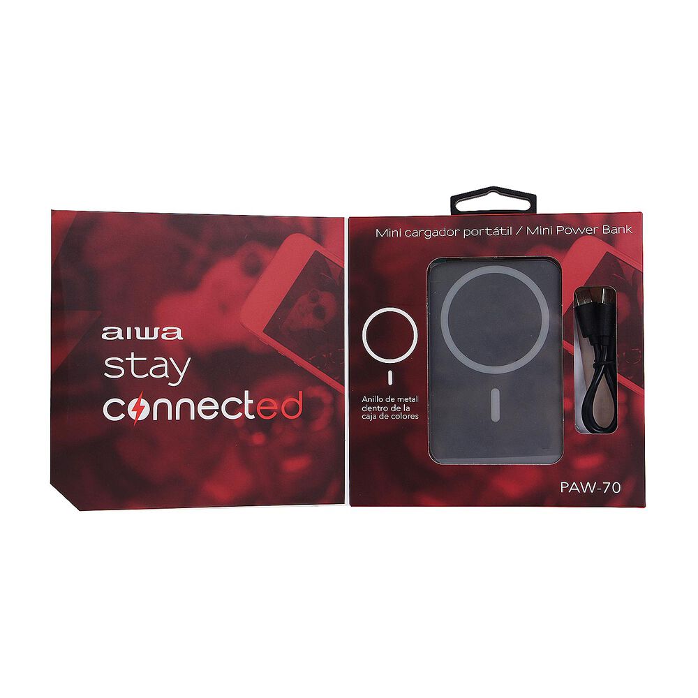 Cargador Bateria Externa Portatil Magnetica 5000mah Paw-70 image number 3.0