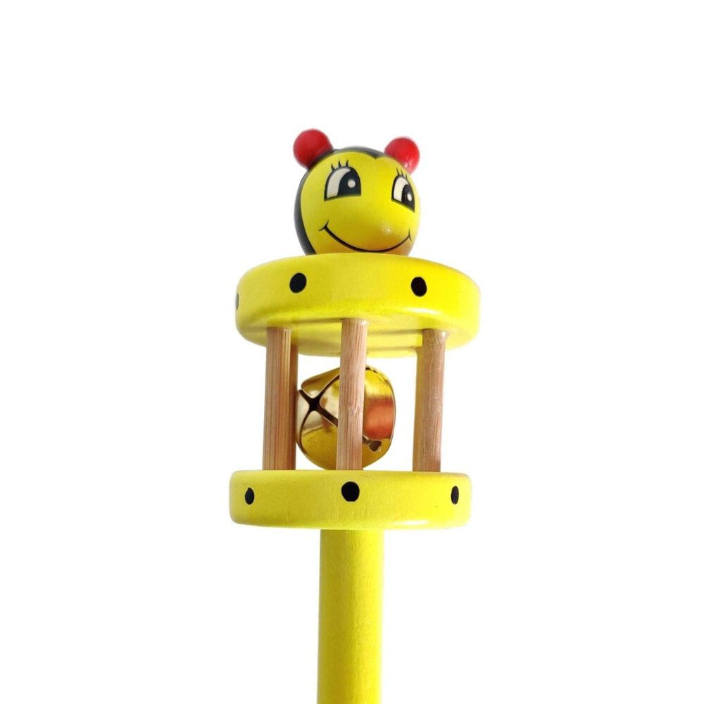 Cascabel Sonajero De Madera Figuras De Animales Para Ni&ntilde;os image number 2.0