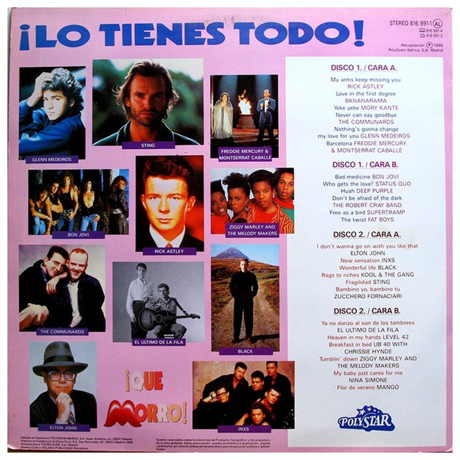 Que Morro - Lo Tienes Todo (2lp) | Vinilo Usado image number 1.0