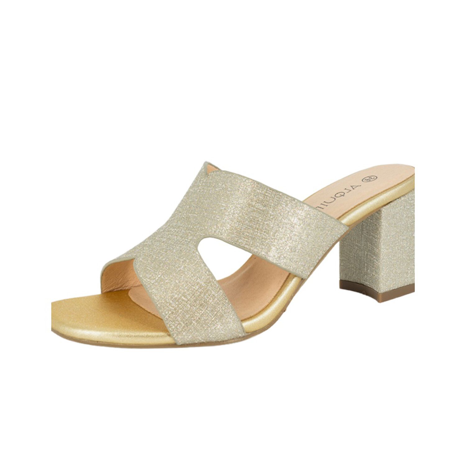 Sandalia De Vestir Faure Dorado Alquimia image number 3.0