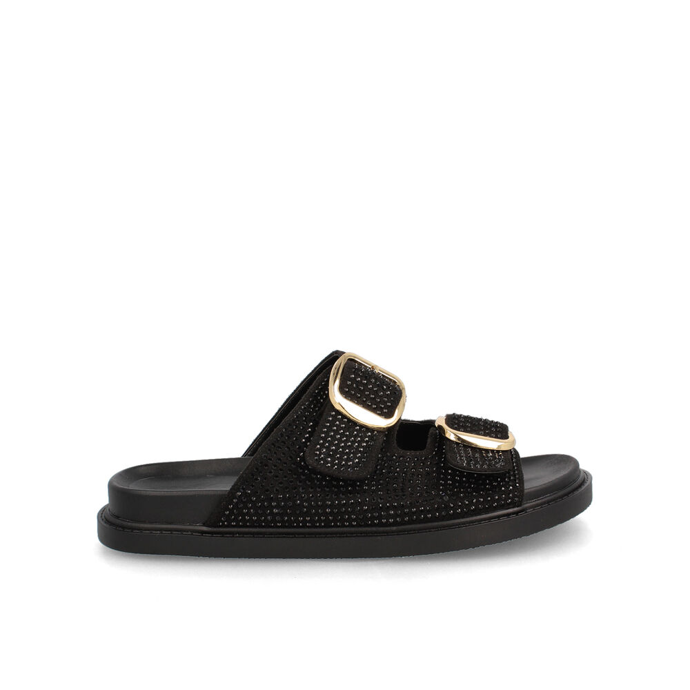 Sandalia Mujer Bata Karol Negro image number 0.0