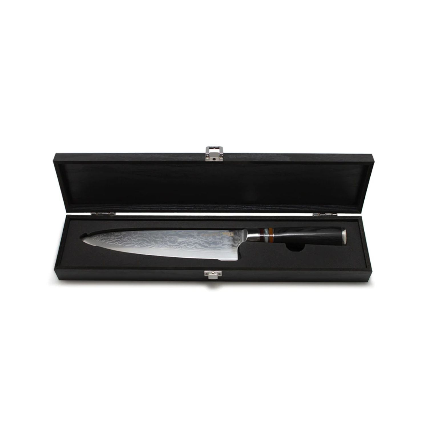Cuchillo Damascus Black Pakka Wayu Limited 33cm Resistente image number 2.0