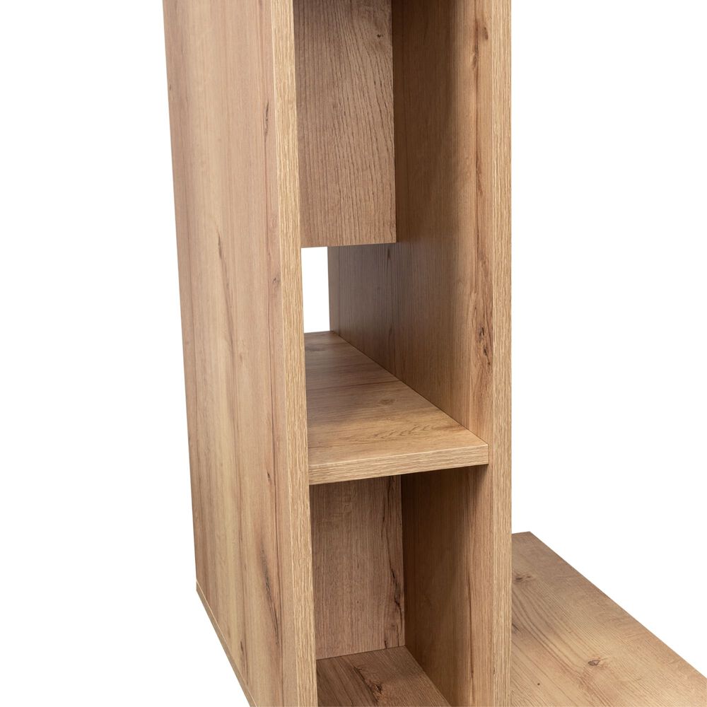 Escritorio Movil Con Ruedas 73x50,2x40,2 Cm Caf&eacute; Claro image number 5.0