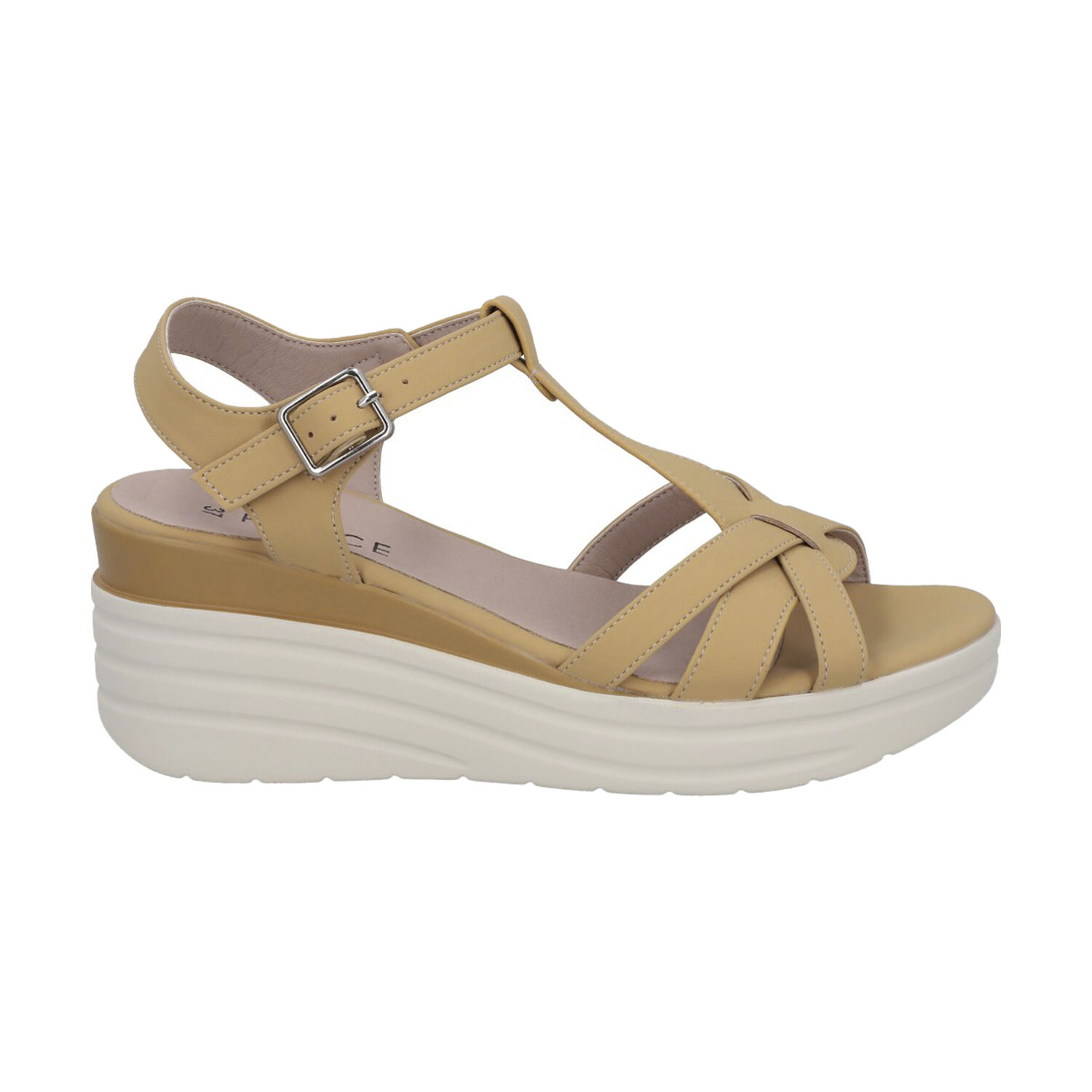 Sandalia Mujer Beige Plataforma Vesta Police image number 0.0