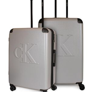 Pack 2 Maletas Cadillac Mediana 20kg + Grande 23kg Gris Calvin Klein