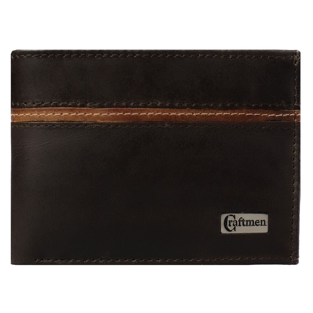 Billetera Hombre Craftmen 100% Cuero Genuino image number 0.0