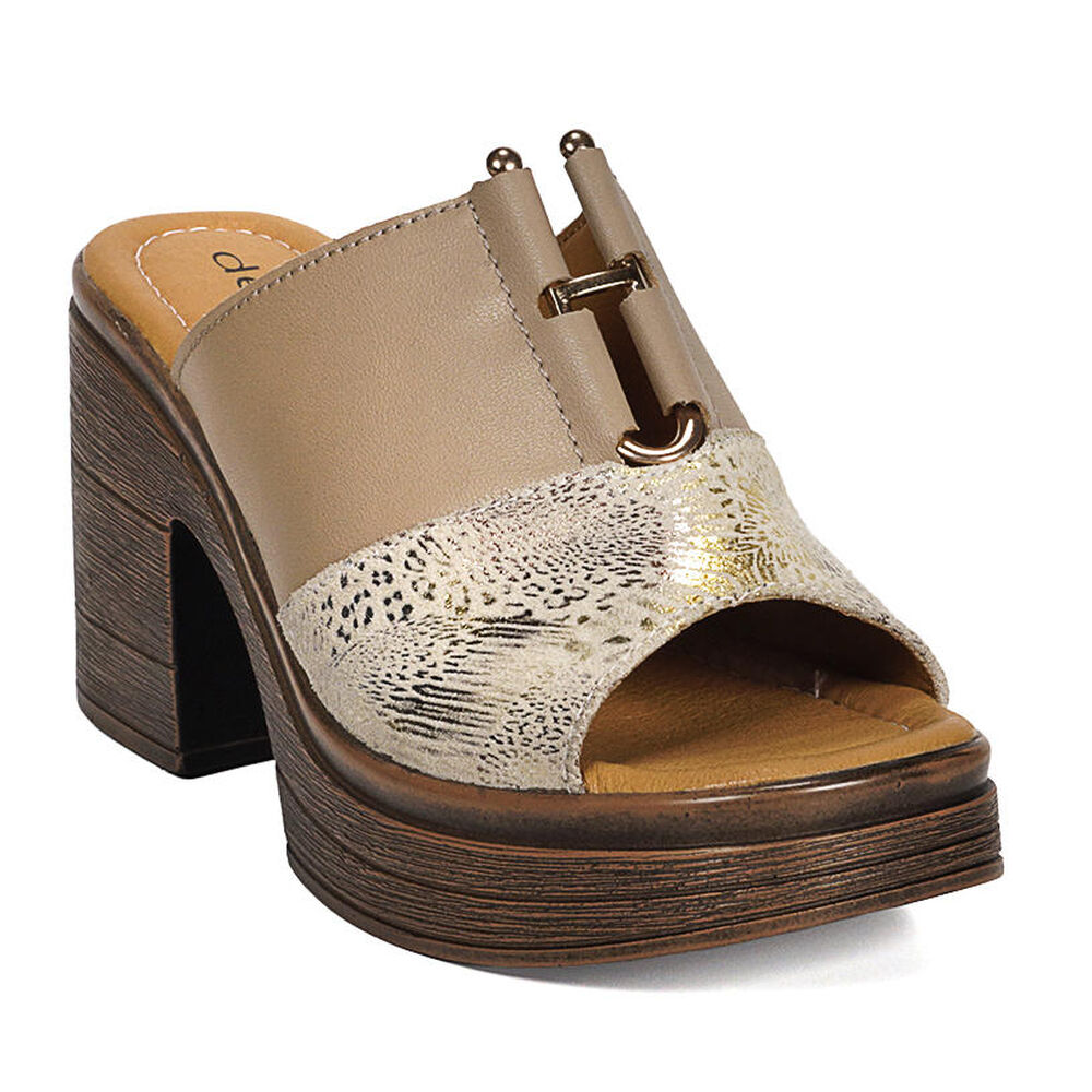 Sandalia Cuero Wilany Beige Print image number 2.0