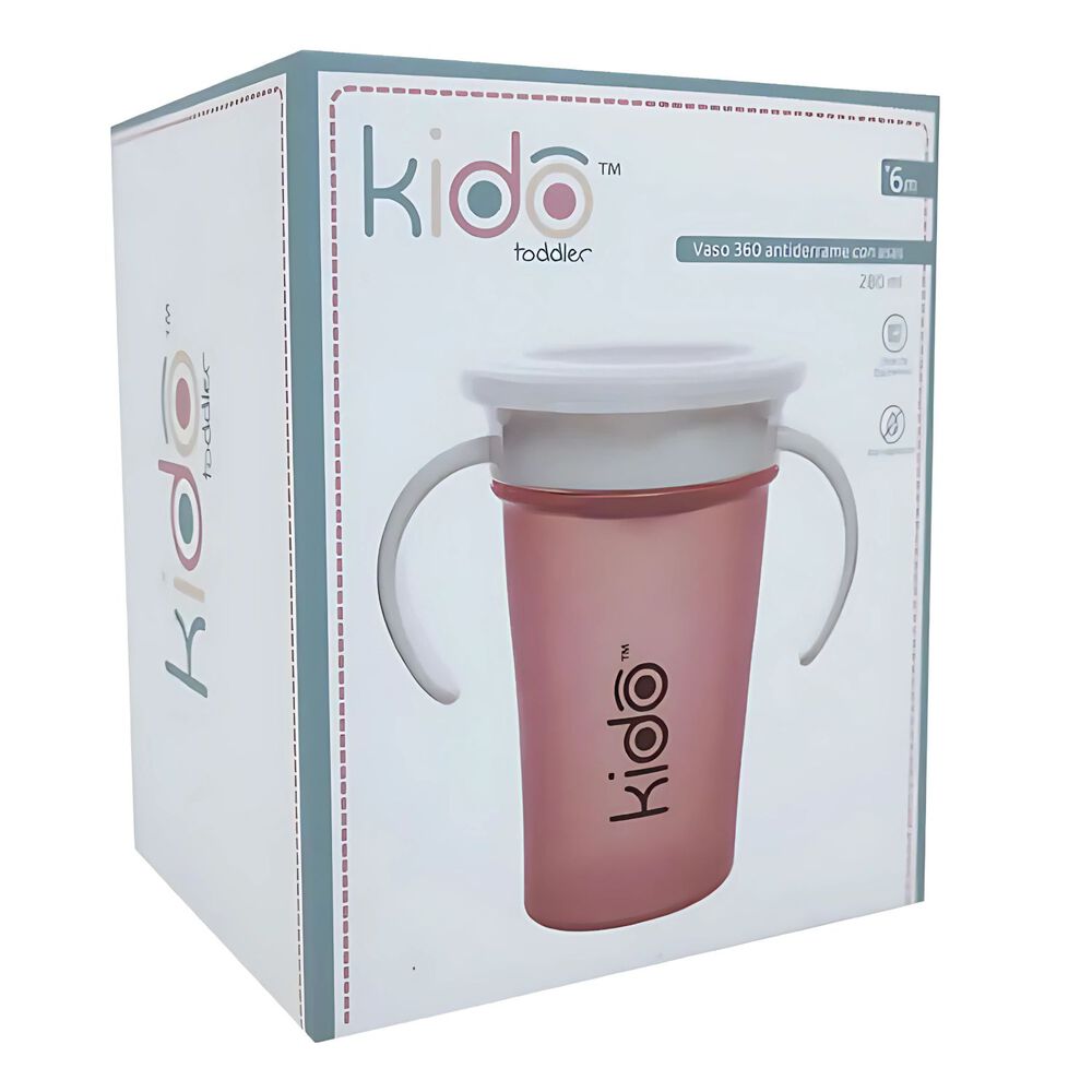Vaso Antiderrame Toddler 360 Para Ni&ntilde;os Colores Kido - Ps image number 0.0