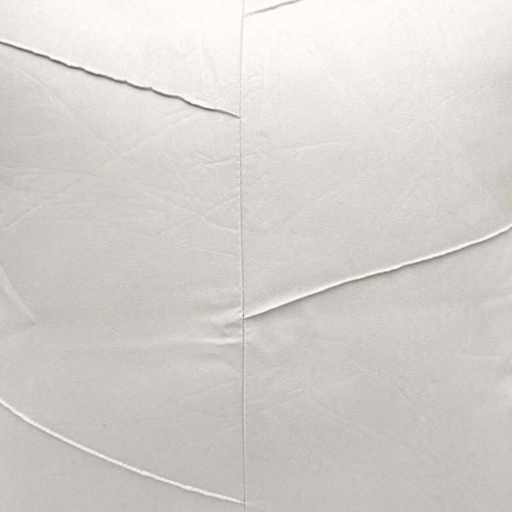 Pack De 02 Fundas De Coj&iacute;n De Semicuero Sint&eacute;tico 50x50 Cm Crema image number 2.0