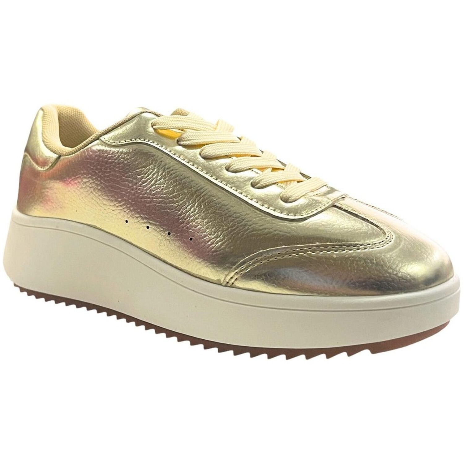 Zapatilla Urbana Mujer Dorado Alexa Detogni image number 2.0
