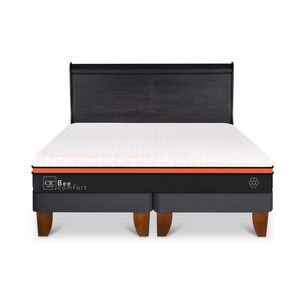 Cama Europea Cic Beecomfort / King / Base Dividida + Respaldo