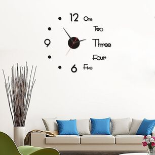 Reloj De Pared 3d Decorativo Iluminado Para Casa Oficina