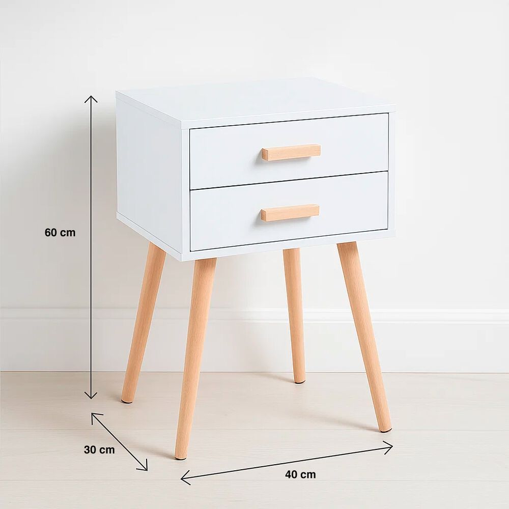Pack De 2 Veladores Eames Doble Blanco image number 3.0