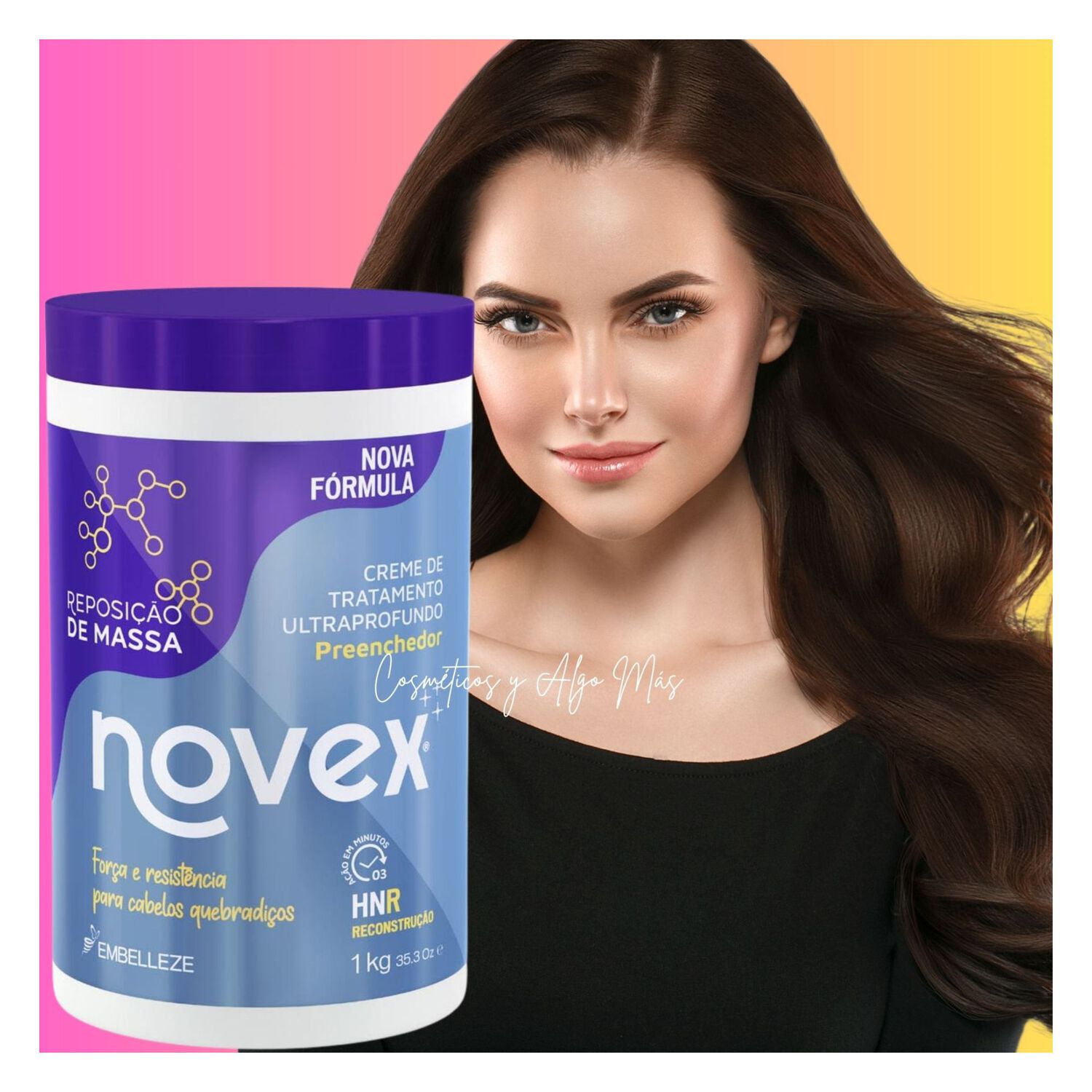 Crema Tratamiento Capilar Reconstructiva Reposici&oacute;n De Masa 1kg Novex image number 0.0