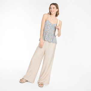 Blusa Botones Sin Mangas Cuello V Mujer Freedom