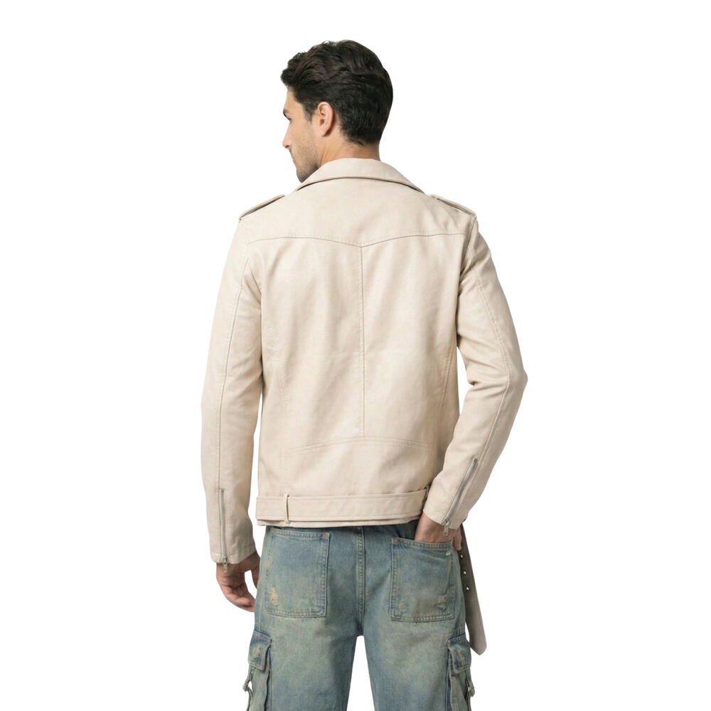 Chaqueta Ecocuero Soft Hombre Milan image number 2.0