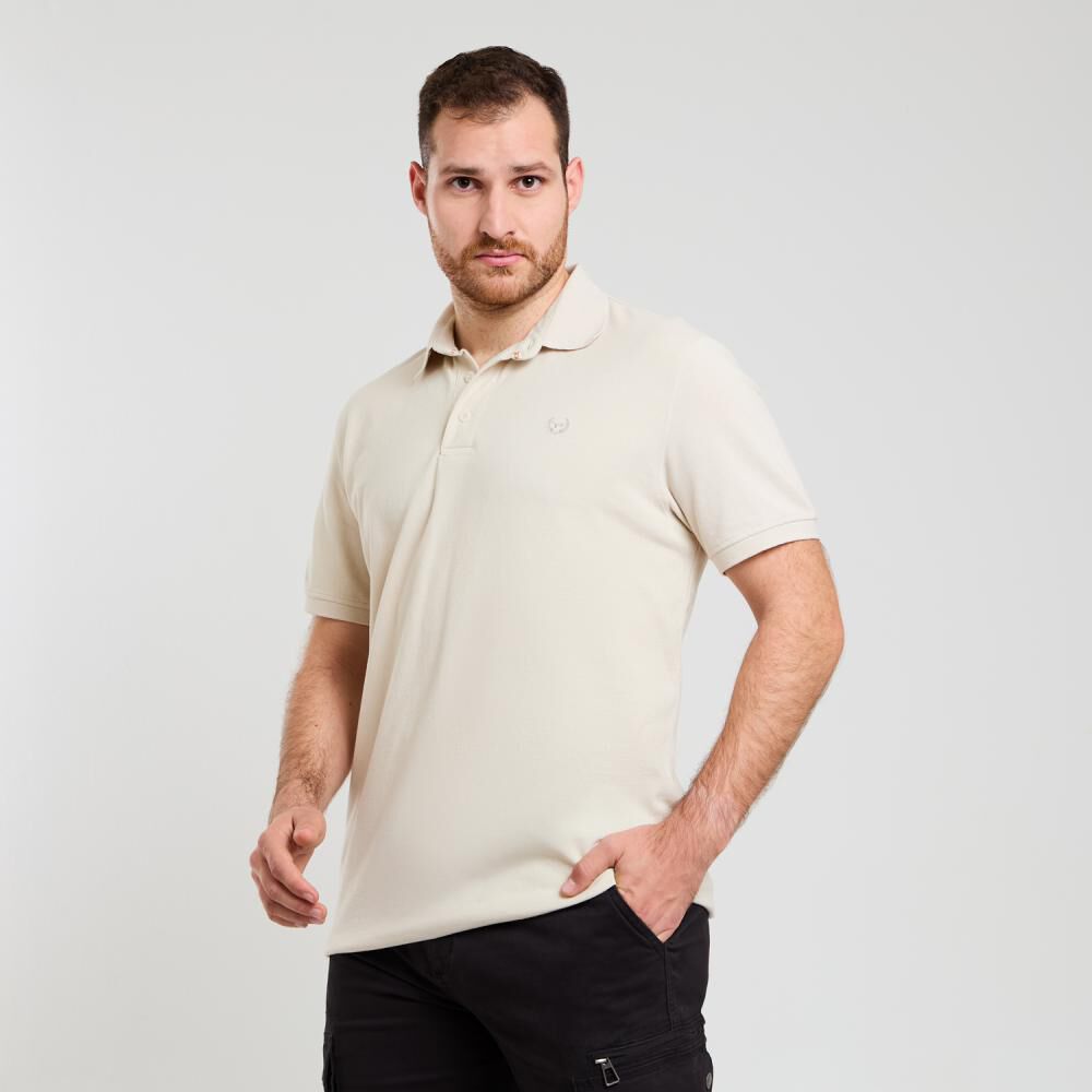 Polera Manga Corta Cuello Piqué Hombre Peroe image number 2.0