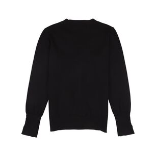 Sweater Botones Manga Larga Cuello V Mujer Kimera
