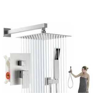 Plato Ducha Brazo Y Monomando Tel&eacute;fono