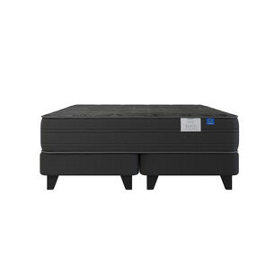 Cama Europea Flex Black / 2 Plazas / Base Dividida