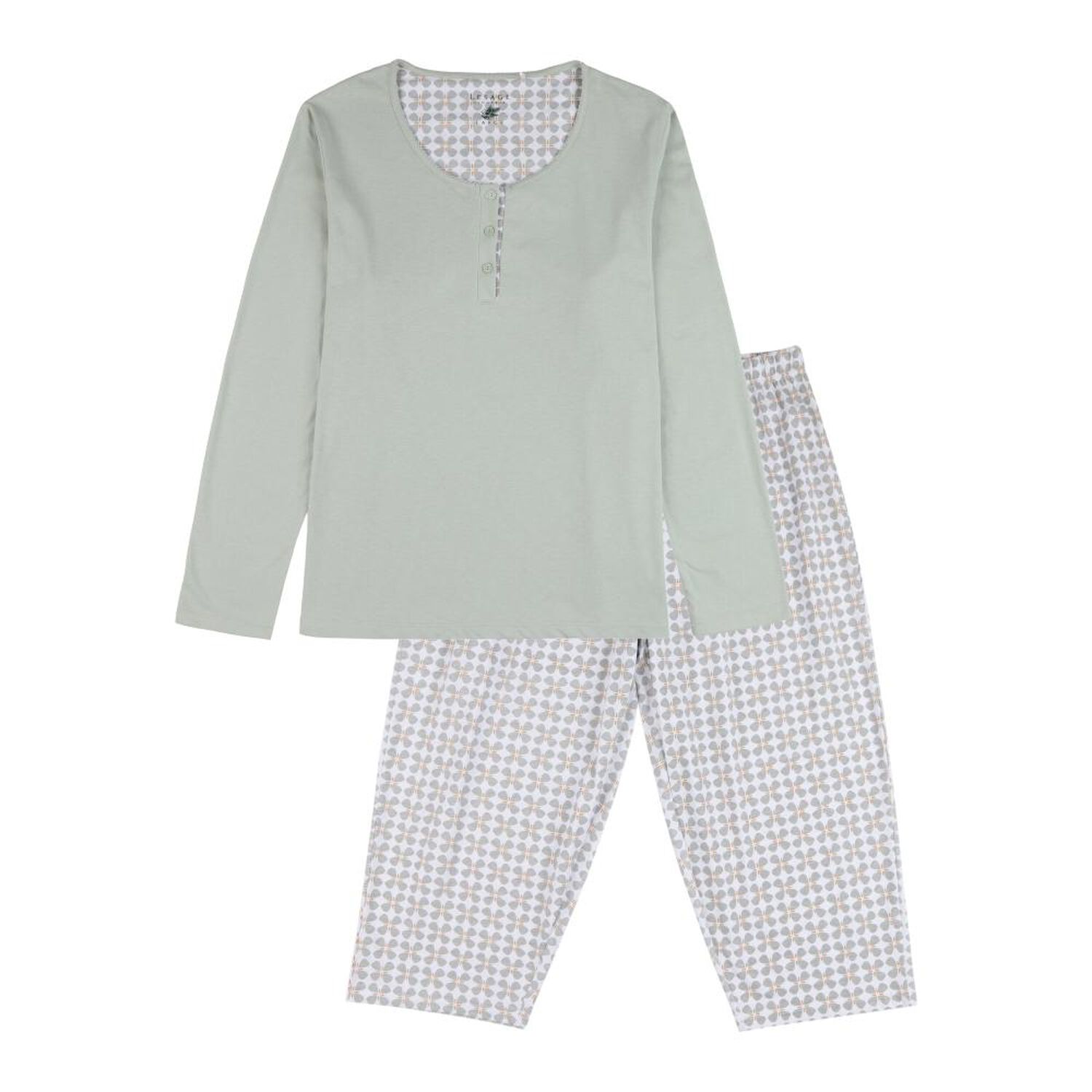 Pijama Largo Mujer Lesage image number 0.0