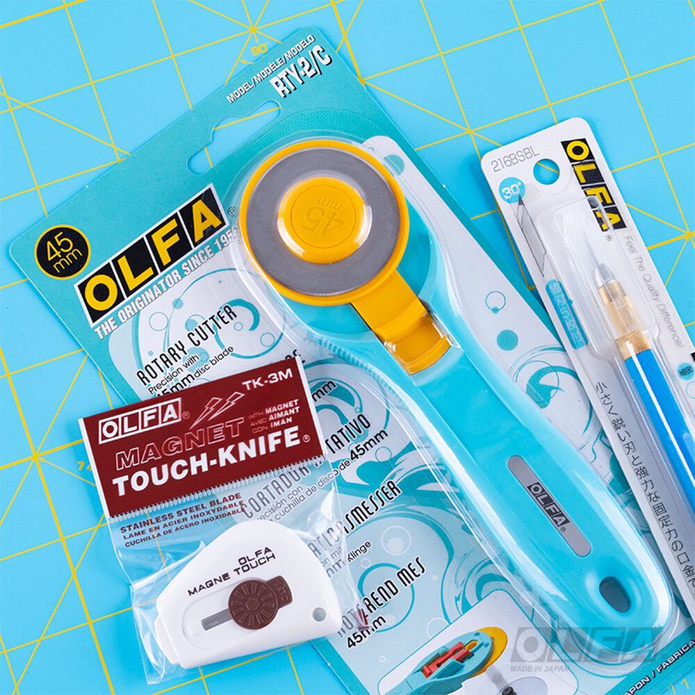 Set Corte Olfa Base + Accesorios Celeste image number 0.0