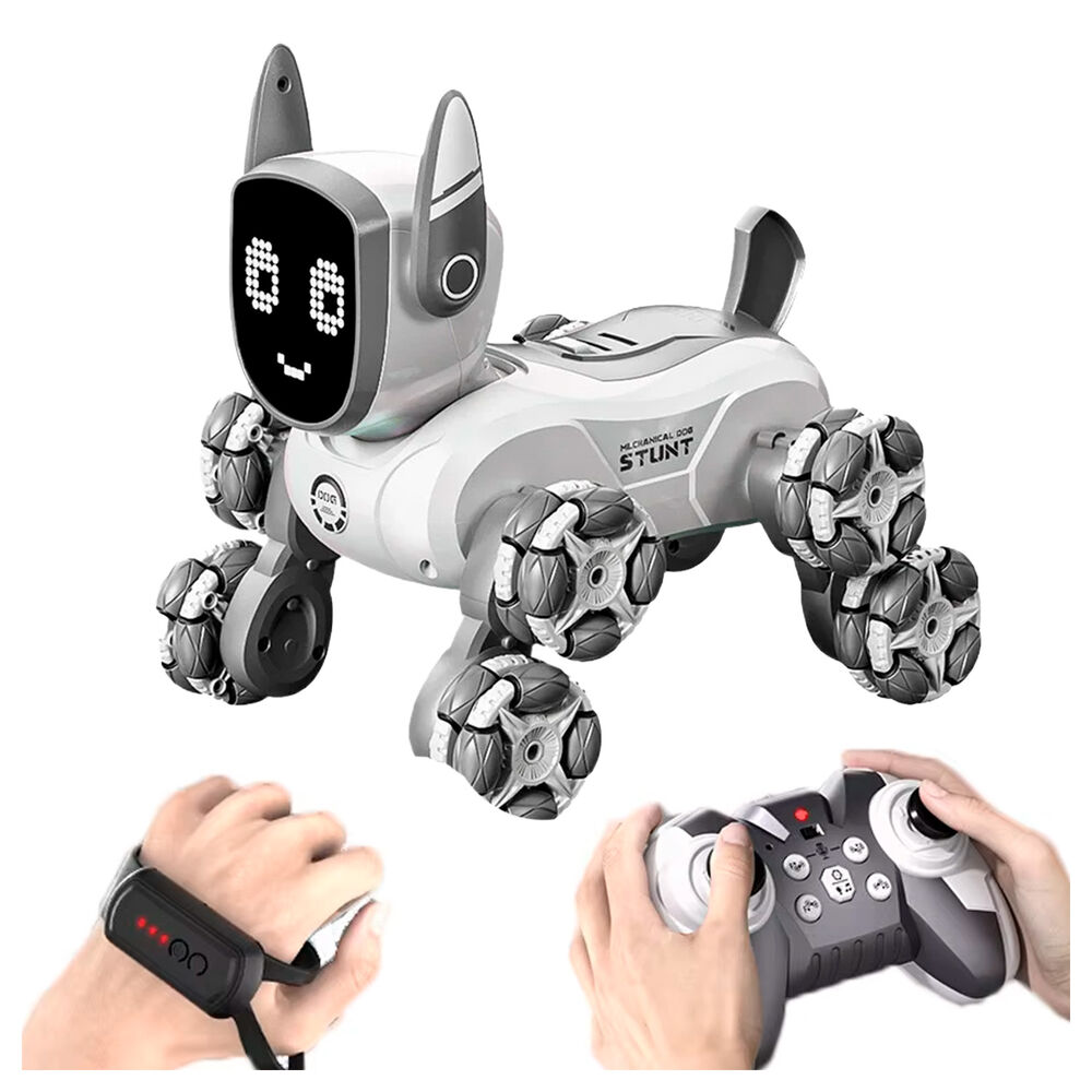 Perro Robot Juguete Interactivo Con Control Y Luces Led image number 0.0