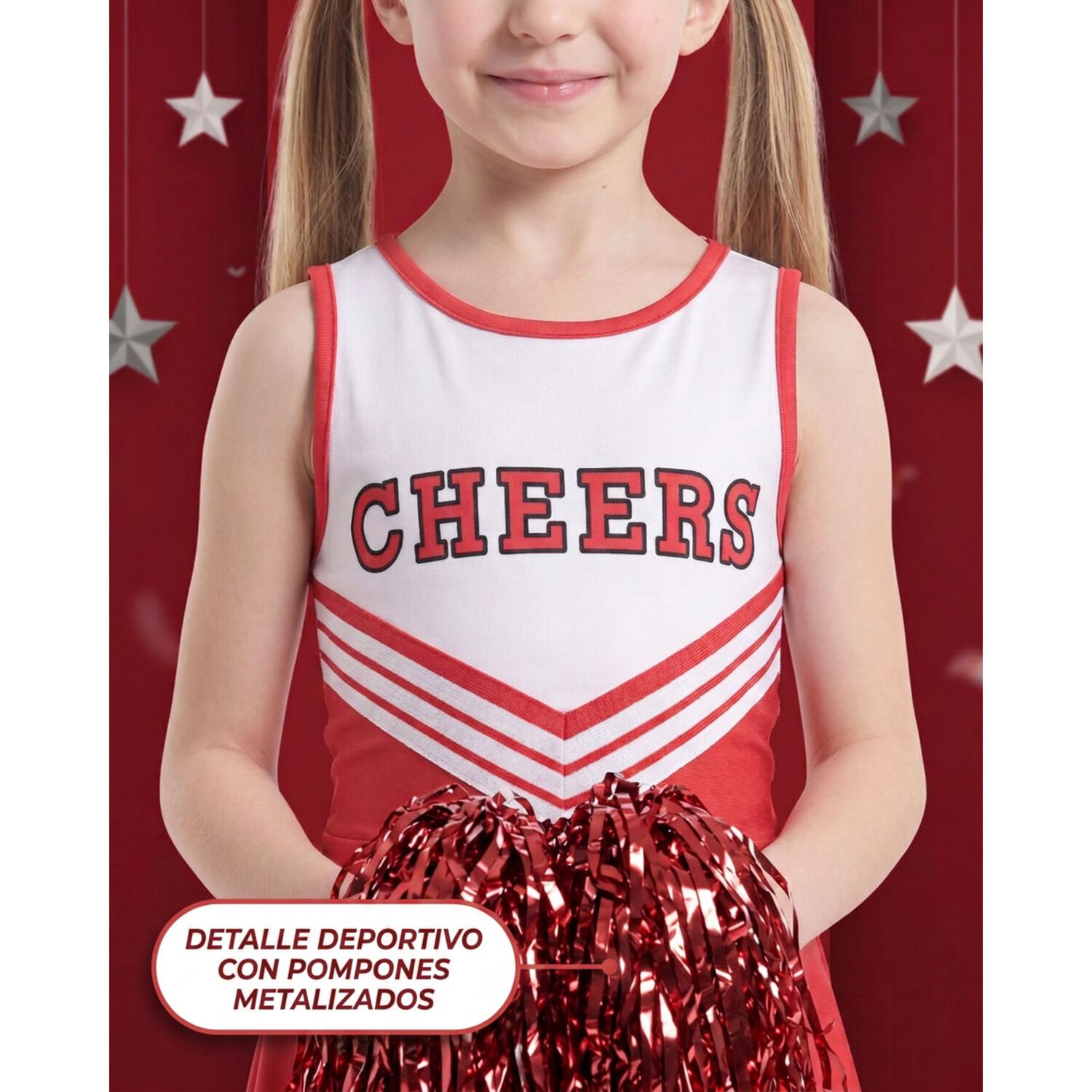 Disfraz Infantil Cheerleader Animadora image number 3.0