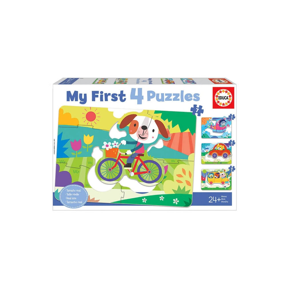 Puzzle Infantil Vehiculos (my First 4 Puzzles) - Ps image number 0.0