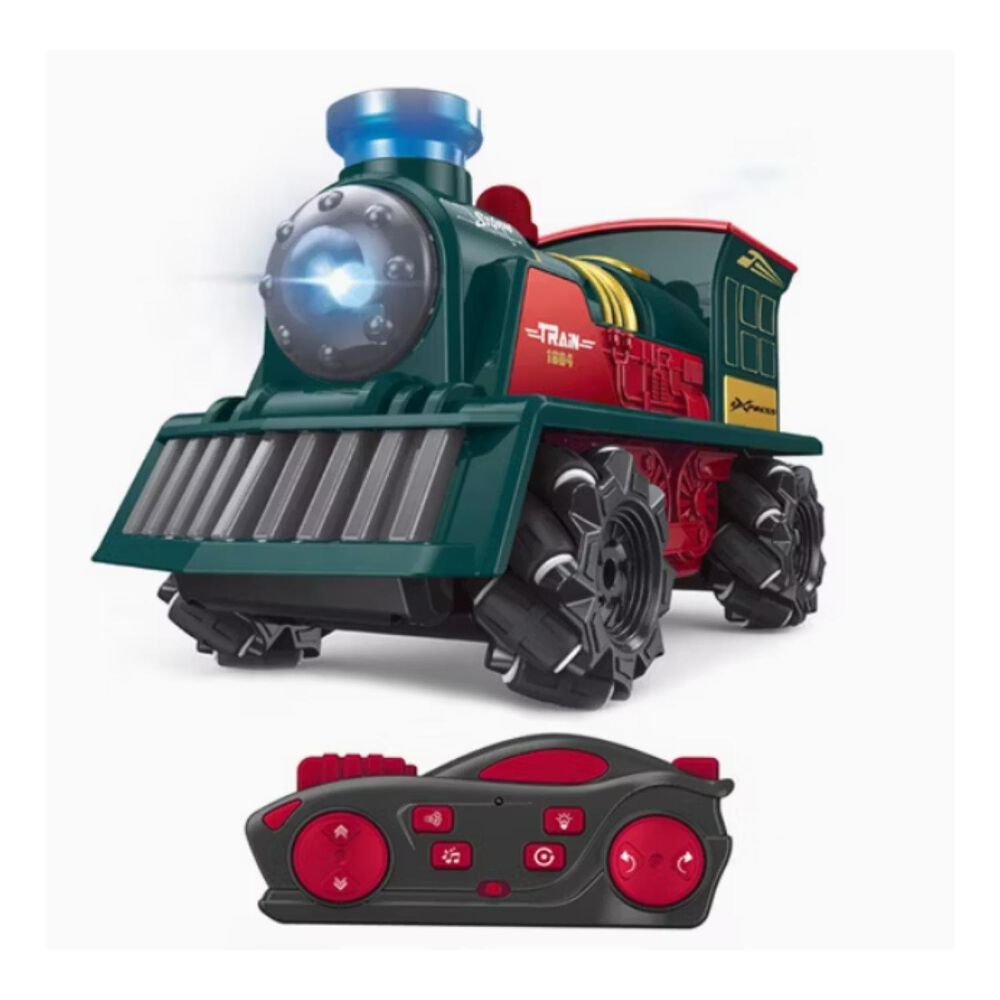 Juguete Auto Tren A Control Remoto Con Luces Sonido Infantil image number 4.0