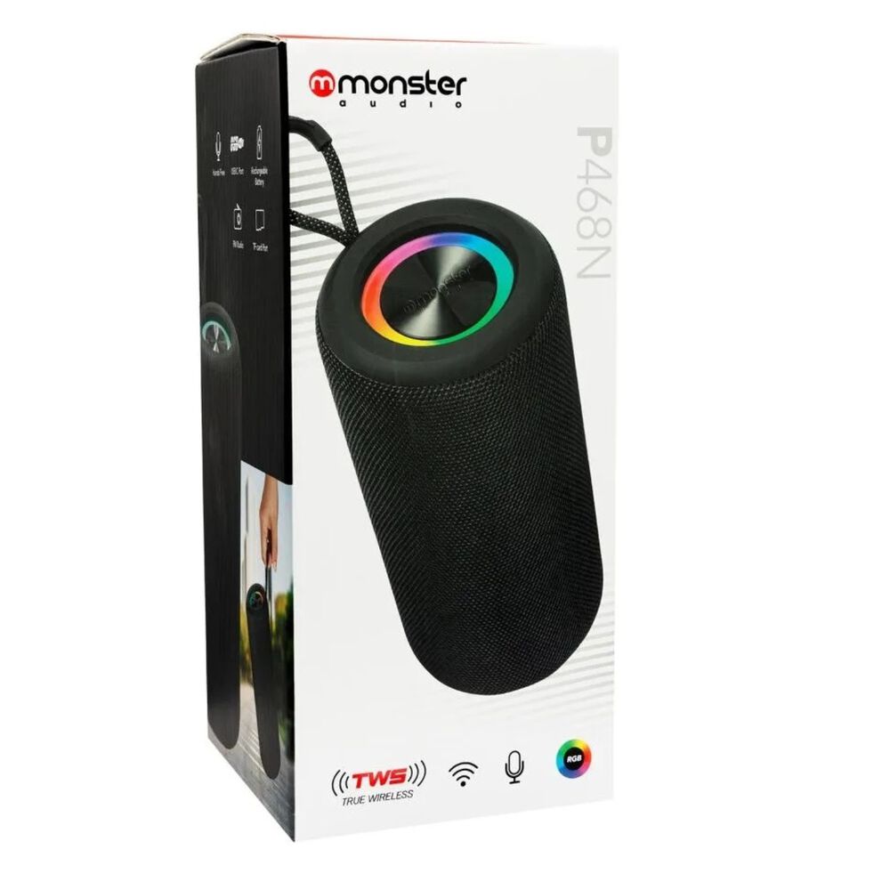 Parlante Bt Monster Audio 468 Negro image number 4.0