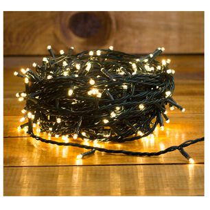Luces Guirnalda 300 Luces Amarillas Navide&ntilde;as Decoraci&oacute;n