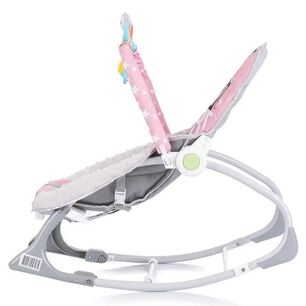 Silla Nido Mecedora Rocker Robot Rosado