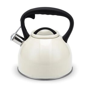 Tetera Acero Inoxidable Con Silbato Wens 3l Crema