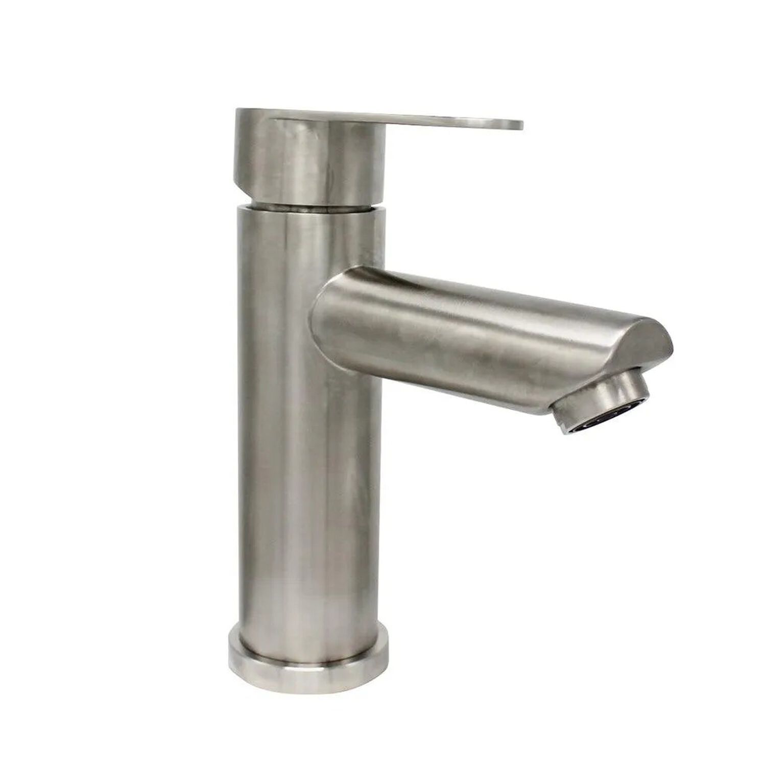 Monomando Llave Grifo Para Lavatorio Modelo Vermont Marca Pmb Color Acero Inox image number 1.0