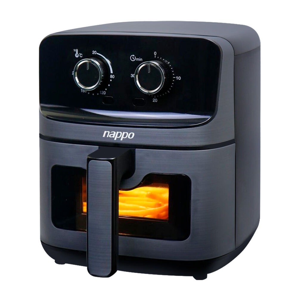 Freidora De Aire Nappo 1500w 4,5l Aire Caliente 360 Grados image number 6.0