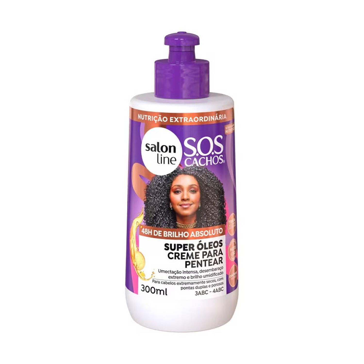 Crema De Peinar Super Oleos Nutritivo 300ml Salon Line image number 0.0