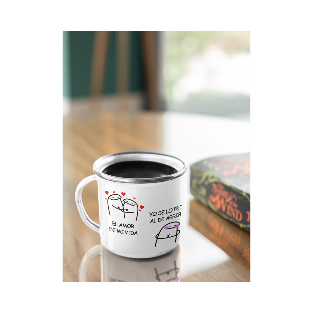 Taza Enlozada Lechera Camilo Indigo Llego A Mi Vida El Amor image number 3.0