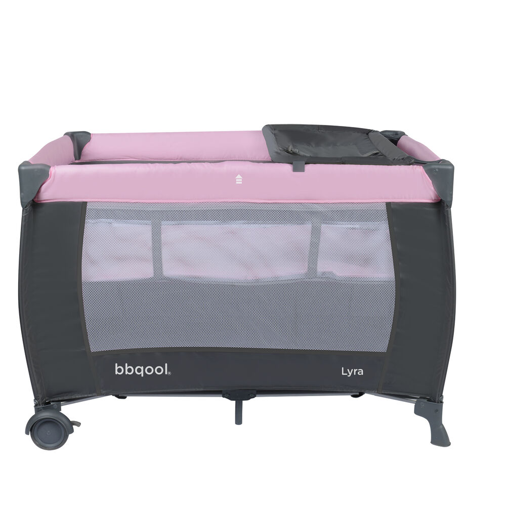 Cuna Playard Lyra Pink + Colchón De Viaje Plegable image number 3.0