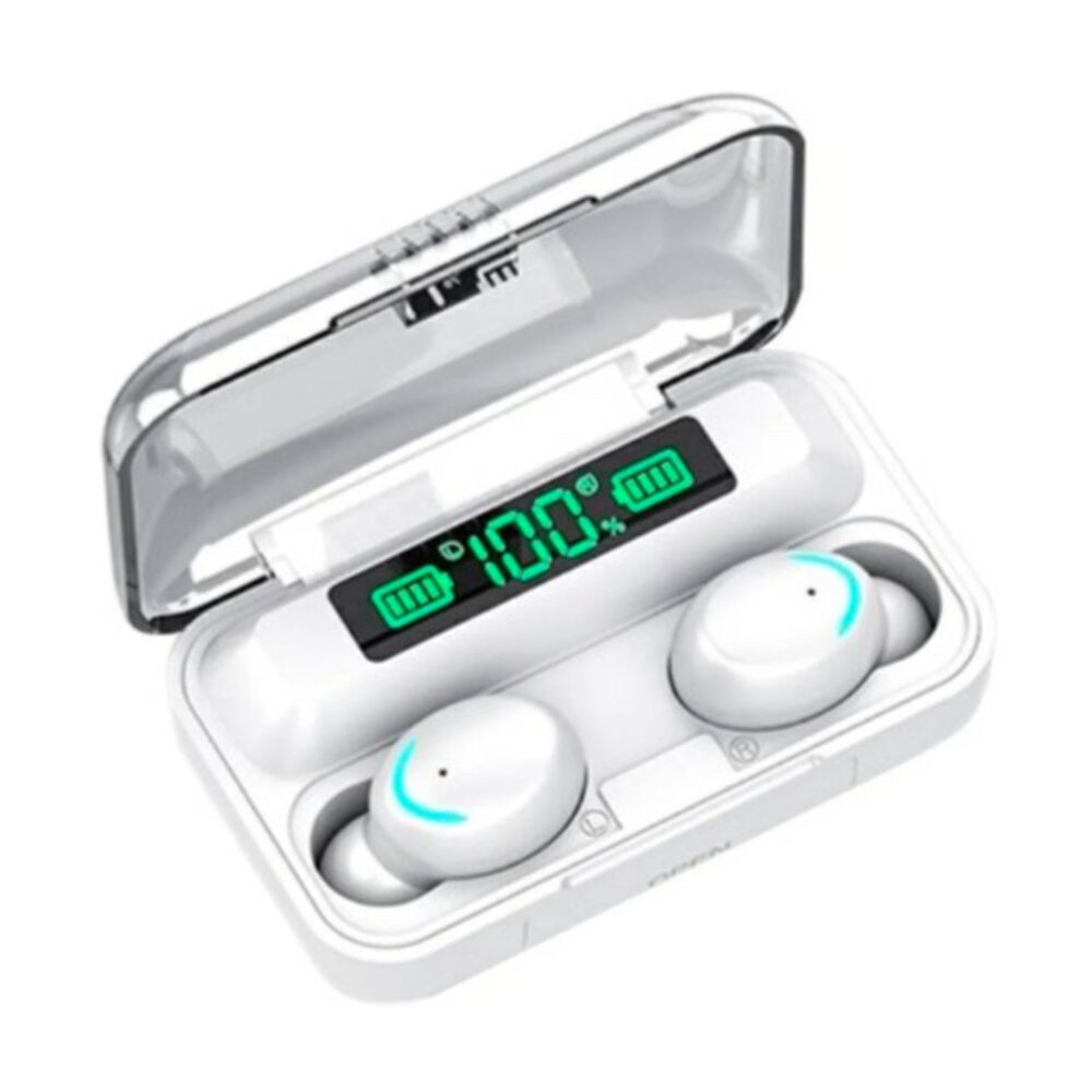 Audífonos In-ear Gamer Inalámbricos Blanco Con Luz Led image number 0.0