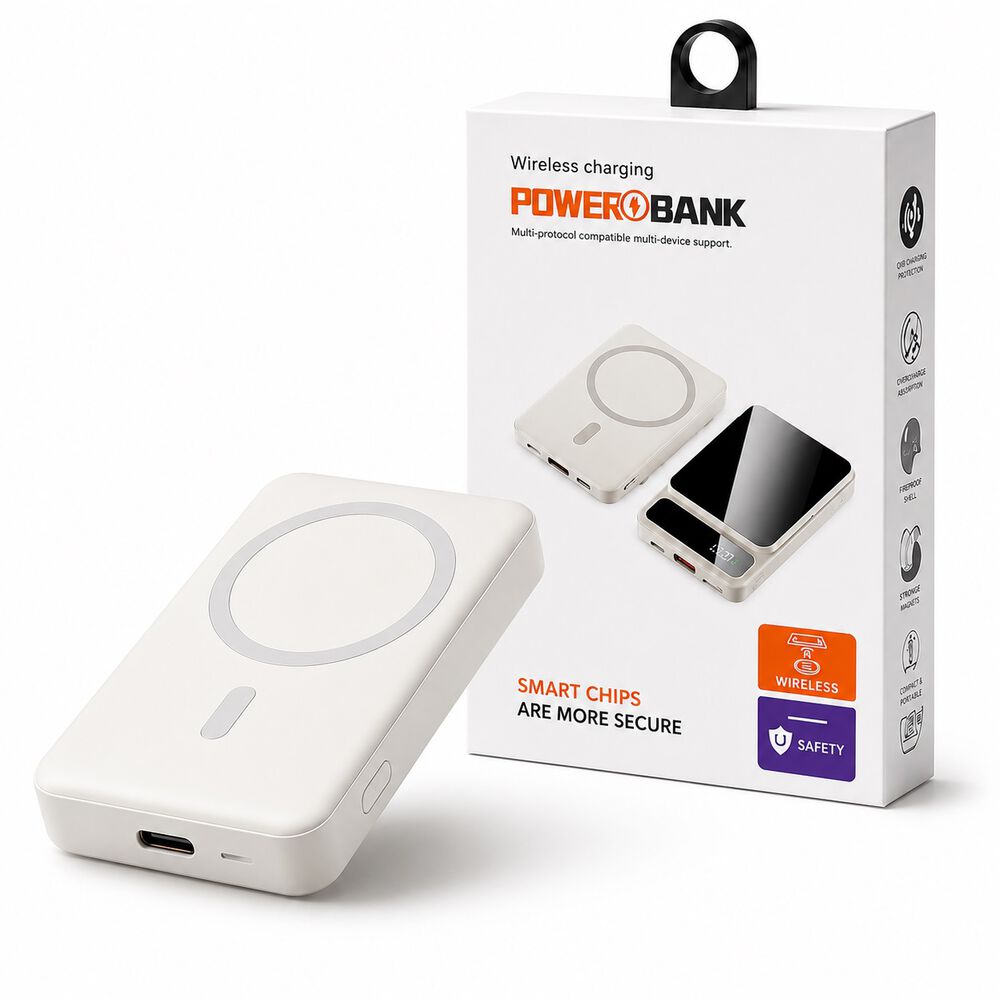 GENERICO Cargador Batería Portátil Carga Magsafe Powerbank