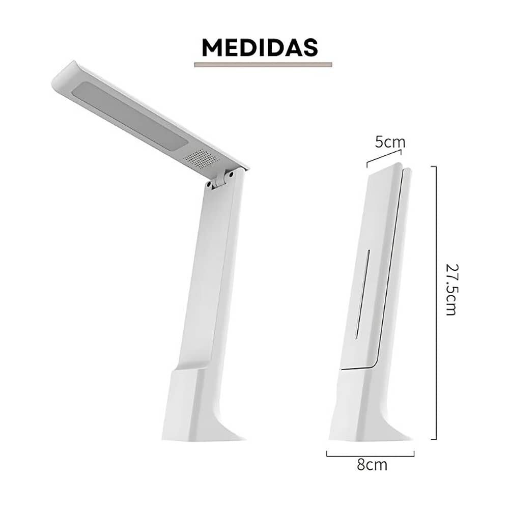 Lampara Led De Mesa Nocturna Escritorio Protecci&oacute;n Ocular image number 2.0